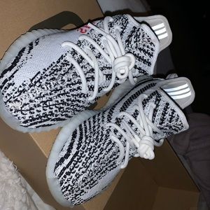 Zebra Yeezys